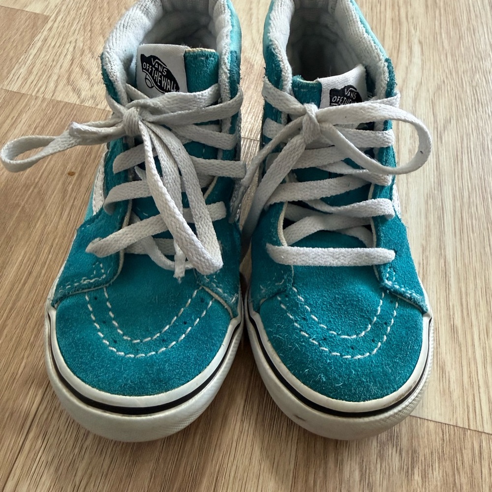 Vans Kids High-Top Sneakers - Turquoise